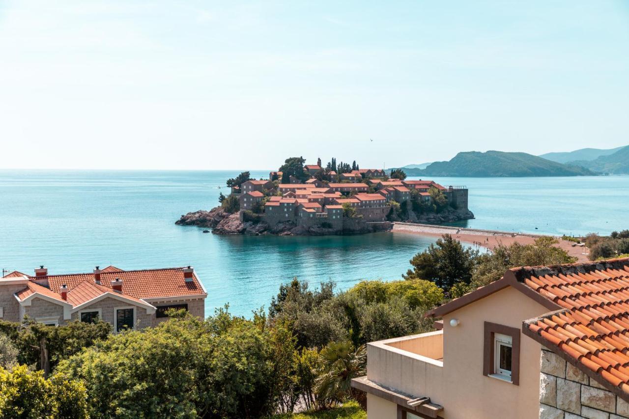 Sun Rose Apartments Sveti Stefan Zewnętrze zdjęcie