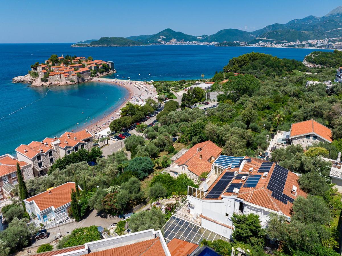 Sun Rose Apartments Sveti Stefan Zewnętrze zdjęcie