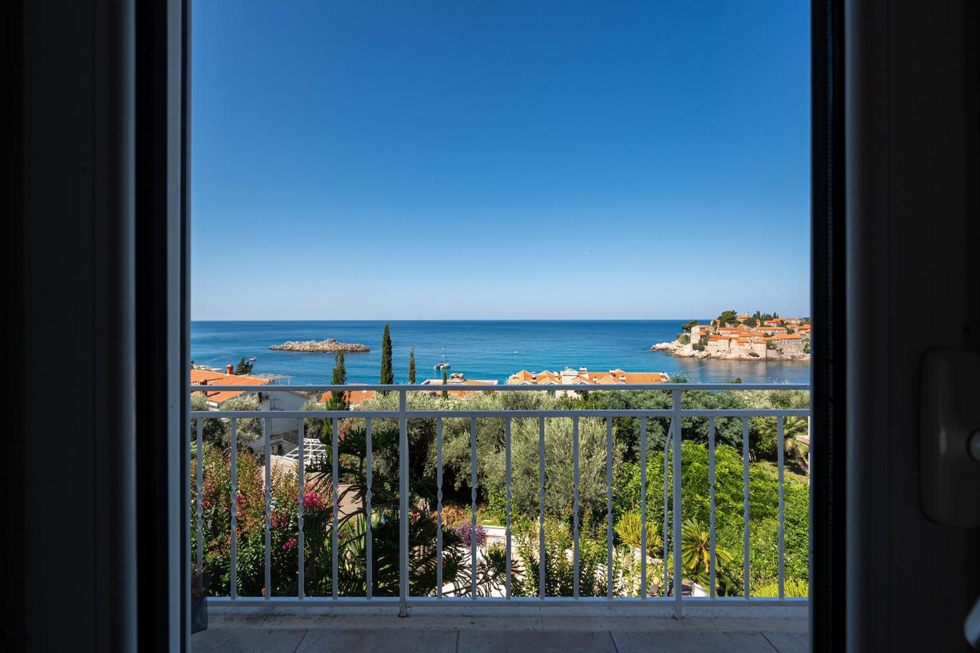 Sun Rose Apartments Sveti Stefan Zewnętrze zdjęcie