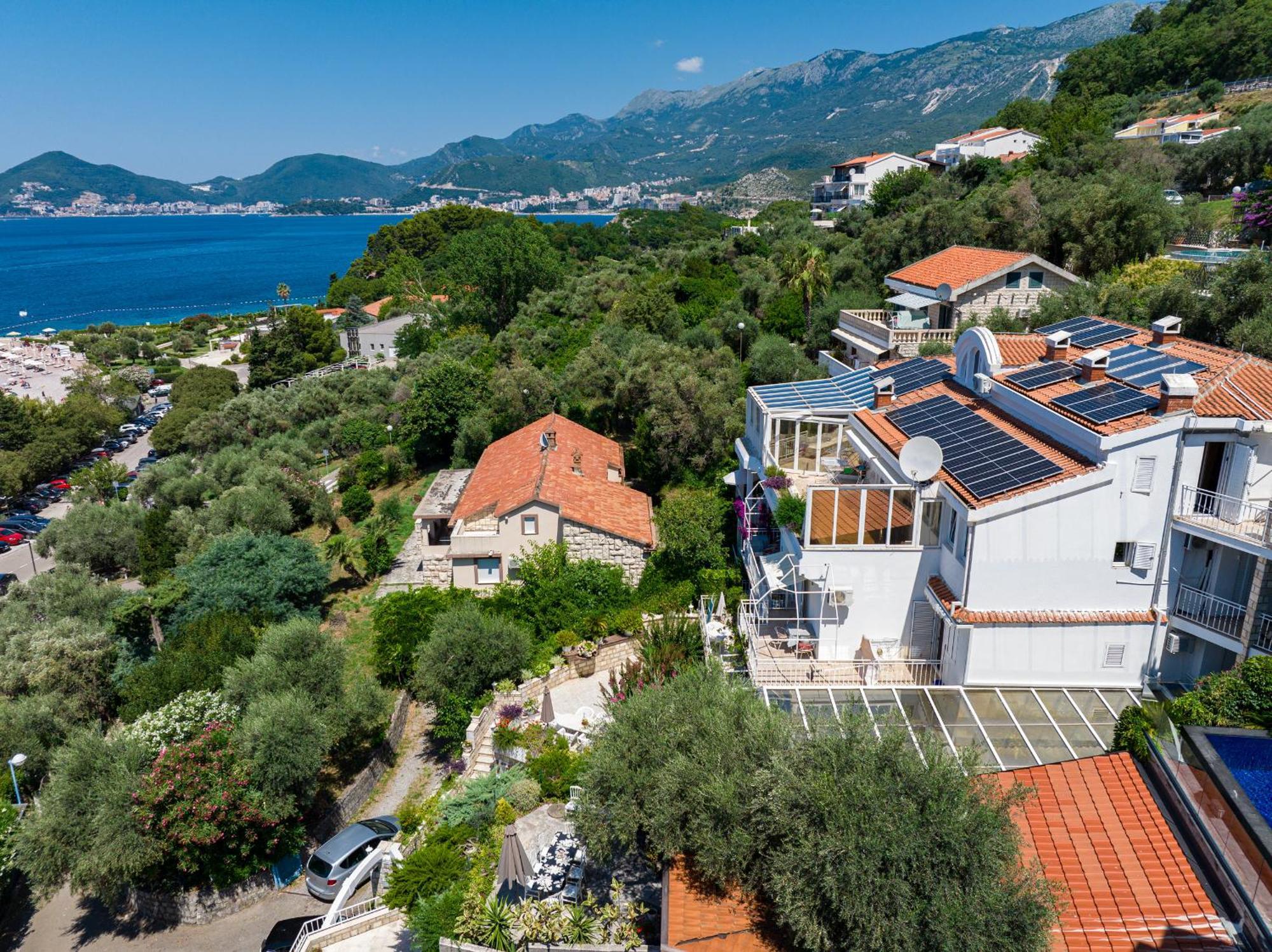 Sun Rose Apartments Sveti Stefan Zewnętrze zdjęcie